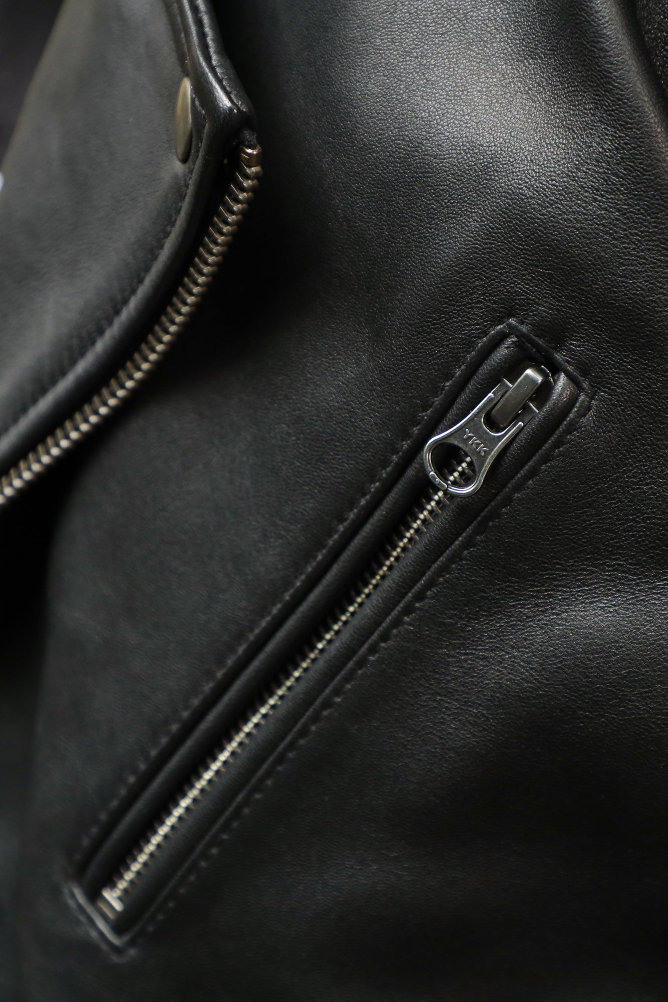 Men’s Biker Jacket – Premium Black Sheep Leather