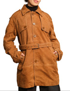 Women’s Suede Trench Coat