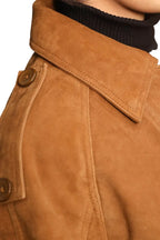 Women’s Suede Trench Coat