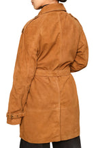 Women’s Suede Trench Coat