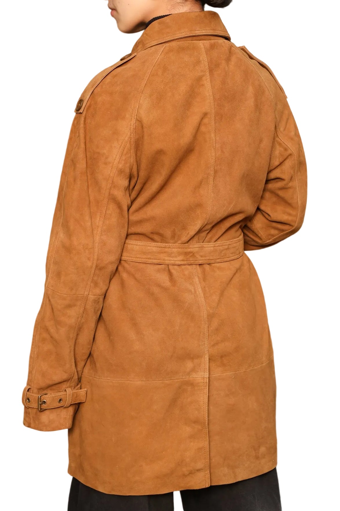 Women’s Suede Trench Coat