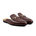 Genesis - Ladies Oxford Pebble Grain Leather Slipper
