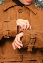 Women’s Suede Trench Coat