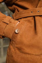 Women’s Suede Trench Coat
