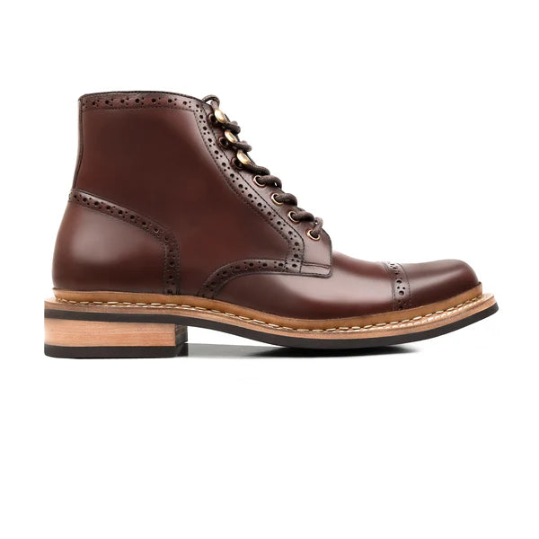 Riven - Men's Dark Brown Calf Leather Boot - Goodyear Welted