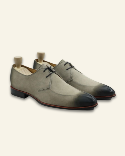 Crum Derby Shoe – Steel Grey