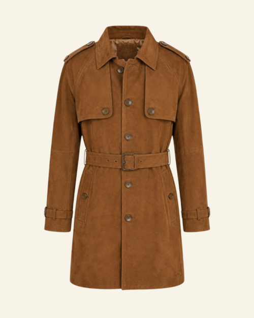 Women’s Suede Trench Coat